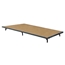 National Public Seating S488HB 4'x8' Portable Stage with Hardboard Surface, 8" Height - NPS-S488HB