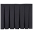 National Public Seating Box Pleat Stage Skirt for 16" High Stages - NPS-SB16