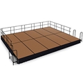 National Public Seating 16'x20' Portable Stage Kit - 16" High, Hardboard