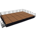 National Public Seating 16'x24' Portable Stage Kit - 24" High, Hardboard