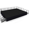 National Public Seating 16'x20' Portable Stage Kit - 32" High, Carpet