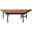 National Public Seating SP3616HB Seated Riser Stage Pie Tier, Hardboard, 16" Tall (36" Deep) - NPS-SP3616HB