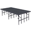 National Public Seating 8'x16' Portable Stage Kit - 24" High, Carpet - NPS-SG482404C
