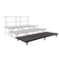 National Public Seating S488C 4'x8' Portable Stage with Carpet, 8" Height - NPS-S488C