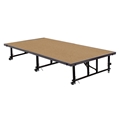 National Public Seating TransFix 4'x8' Stage Panel, 16"-24" High, Hardboard