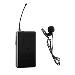 Oklahoma Sound PRA8-6 Wireless Mic for PRA-8000 - Tie-Clip/Lavalier wireless microphone, mic holder, standard mics, wireless tie-clip microphone, wireless lavalier microphone, PA microphone, PRA-8000