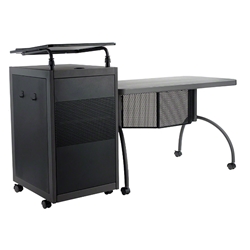Oklahoma Sound TWP Teachers WorkPod Desk and Lectern Kit av cart, a/v cart, audio visual cart, workpod, workpod lectern, workpod desk, teachers desk