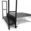 ProFlex 1-Step Fixed Stairs with Handrails for 16" High Stage - PFSTAIR1