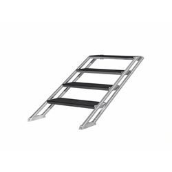 ProFlex 4-Step Adjustable Stairs for Stages 24"-40" High (Handrail sold separately) portable stage steps, stairs