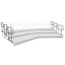 Staging 101 Side Guard Rail Package for 3-Tier Seated Risers - S3SGRAIL