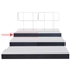 Staging 101 3-Tier Descending Chair Stops for Straight Seated Risers - SCSS3T