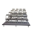 Staging 101 4-Tier Seated Riser System - 53' Long (fits 94 Chairs) - SWSHSWS-4SR