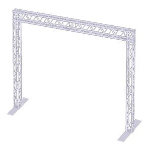 ProX EXPO 10x20 Goal Post Finish Line F34 Square Truss Package 10x20, 10 x 20 portable stage trussing, exhibitor booth, finish line, TSGP20x10