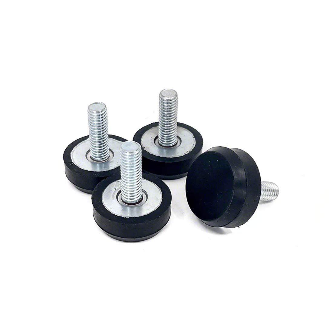 Replacement Screw-In Feet for Universal Fixed Stairs with Handrails (1, 2, 3 & 4-Step), 4-Pack RP-STAIR1234FEET