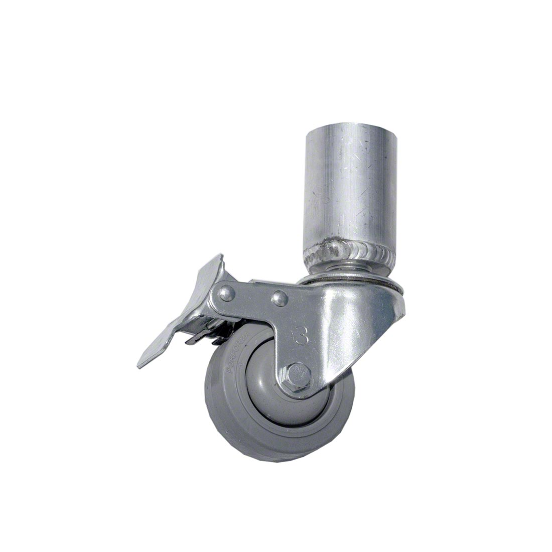 8" Fixed Height with Casters