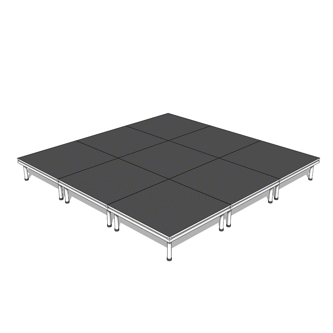 QuickLock Staging 12'x12' Indoor/Outdoor Stage System QLSTAGE1212