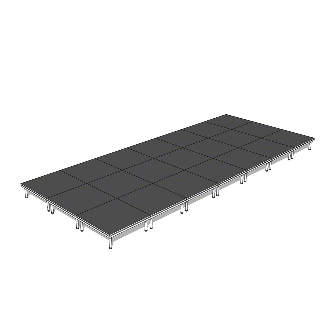 QuickLock Staging 12'x28' Indoor/Outdoor Stage System QLSTAGE1228