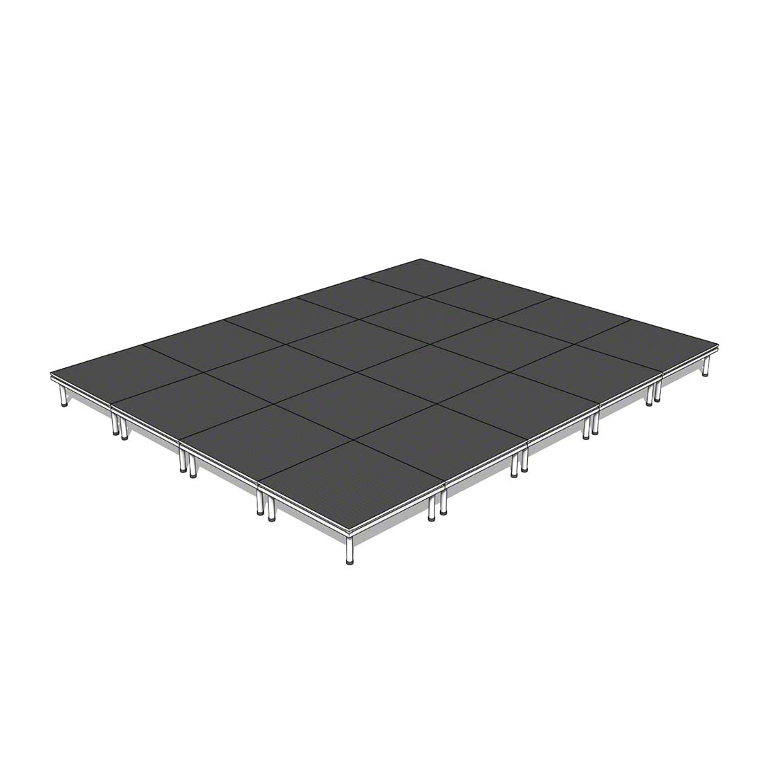 QuickLock Staging 16'x20' Indoor/Outdoor Stage System QLSTAGE1620