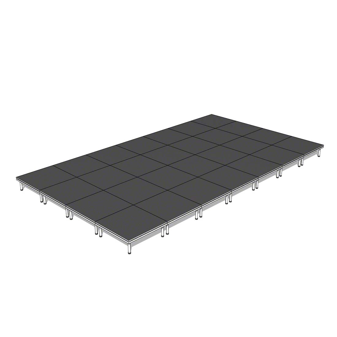 QuickLock Staging 16'x28' Indoor/Outdoor Stage System QLSTAGE1628
