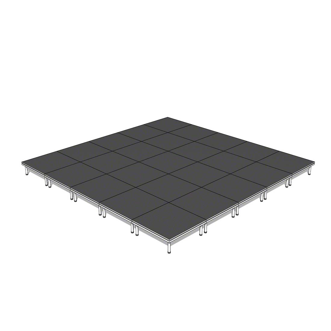 QuickLock Staging 20'x20' Indoor/Outdoor Stage System QLSTAGE2020