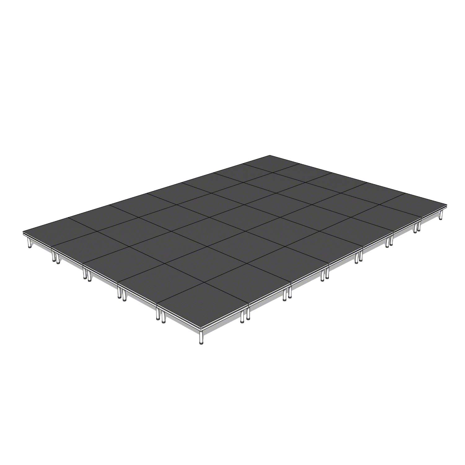 QuickLock Staging 20'x28' Indoor/Outdoor Stage System QLSTAGE2028