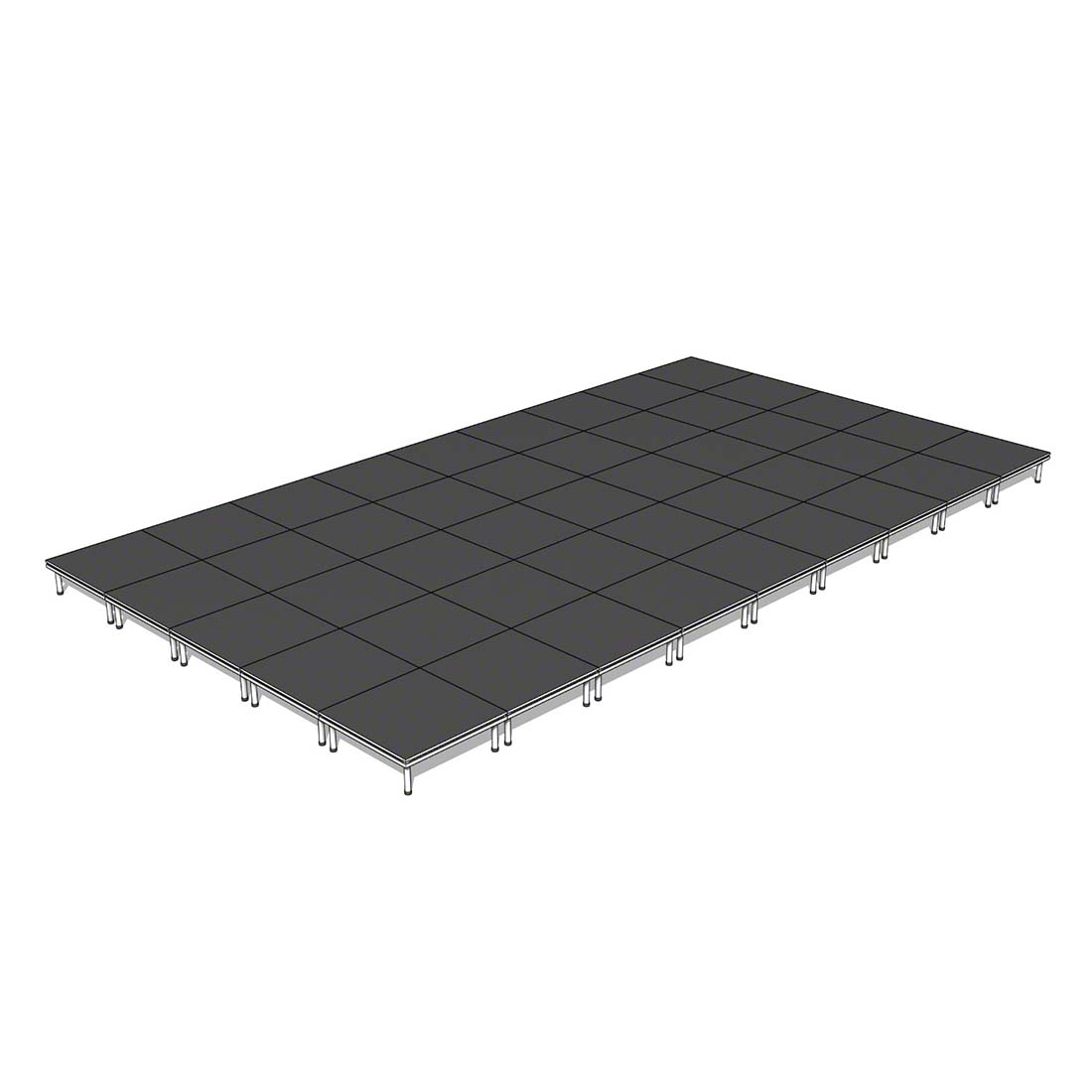 QuickLock Staging 20'x36' Indoor/Outdoor Stage System QLSTAGE2036