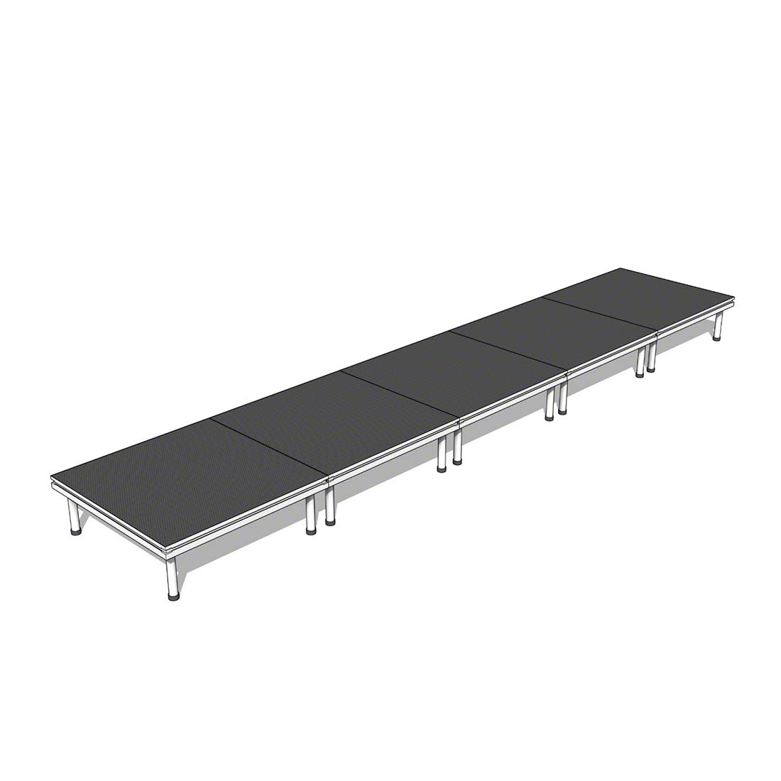 QuickLock Staging 4'x20' Indoor/Outdoor Stage System QLSTAGE420