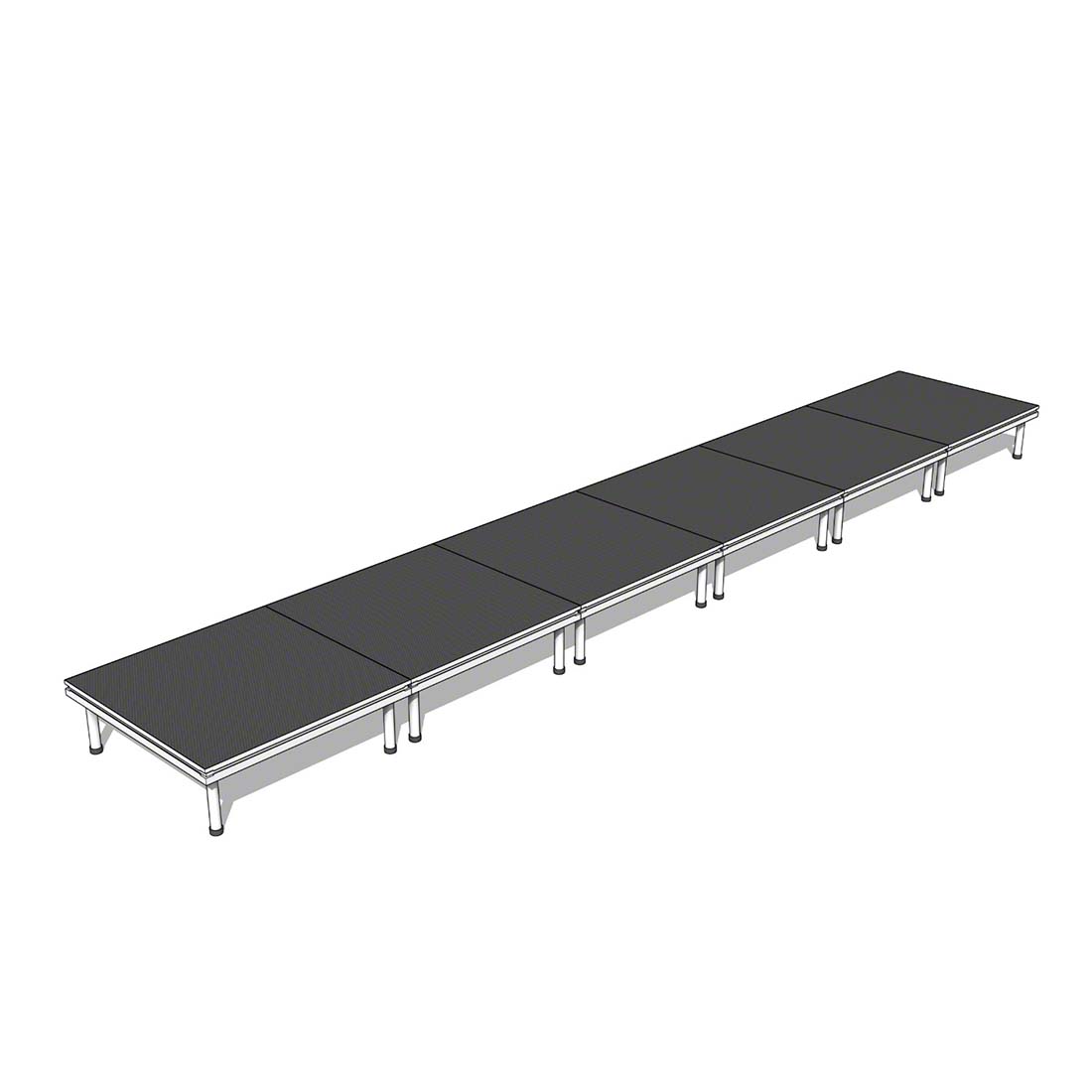 QuickLock Staging 4'x24' Indoor/Outdoor Stage System QLSTAGE424