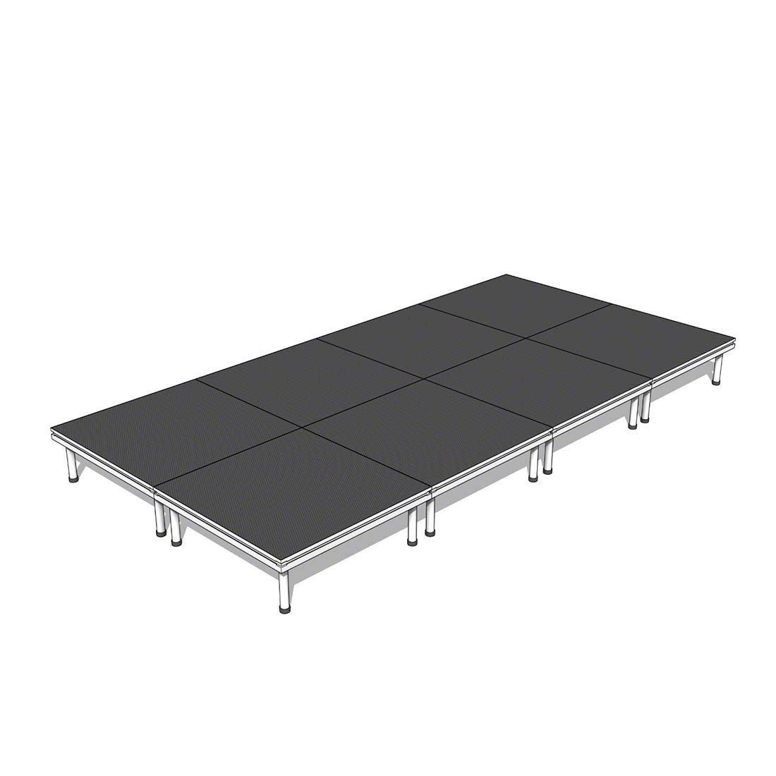 QuickLock Staging 8'x16' Indoor/Outdoor Stage System QLSTAGE816