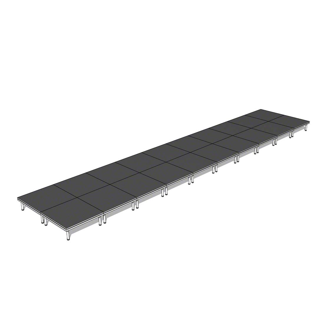QuickLock Staging 8'x40' Indoor/Outdoor Stage System QLSTAGE840