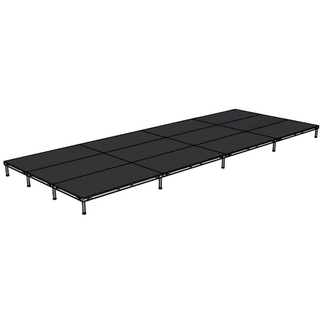 Biljax AS2100 12'x32' Portable Stage Kit (12 - 4'x8' Decks) BJX-AS48-12X32
