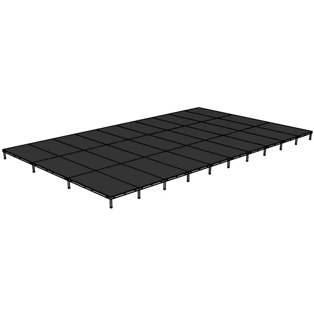 Biljax AS2100 24'x40' Portable Stage Kit (30 - 4'x8' Decks) BJX-AS48-24X40