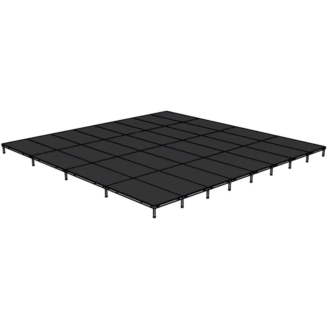 Biljax AS2100 32'x32' Portable Stage Kit (32 - 4'x8' Decks) BJX-AS48-32X32