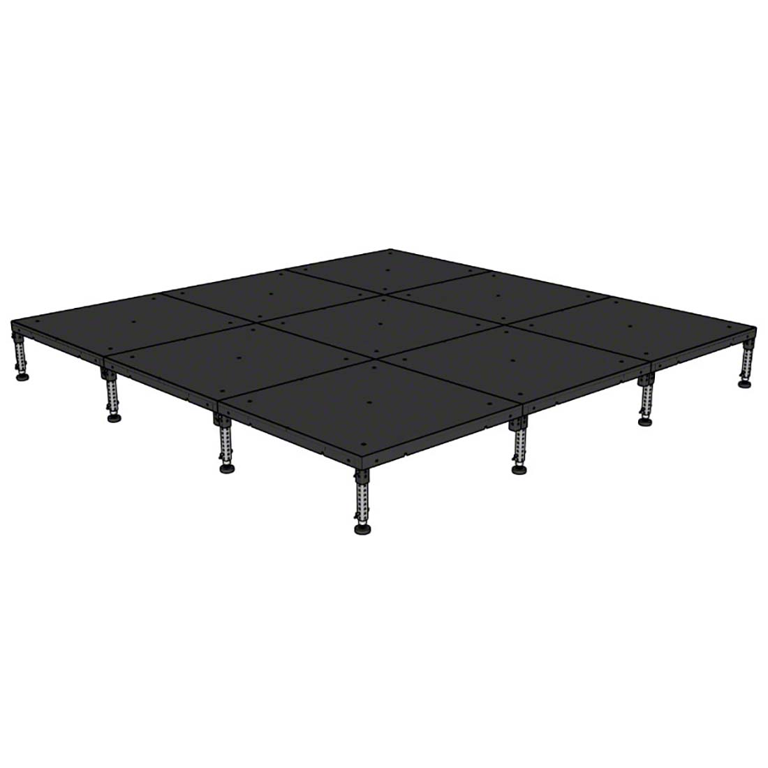 Biljax ST8100 Multi-Stage 12x12 Portable Stage Kit | StageDrop