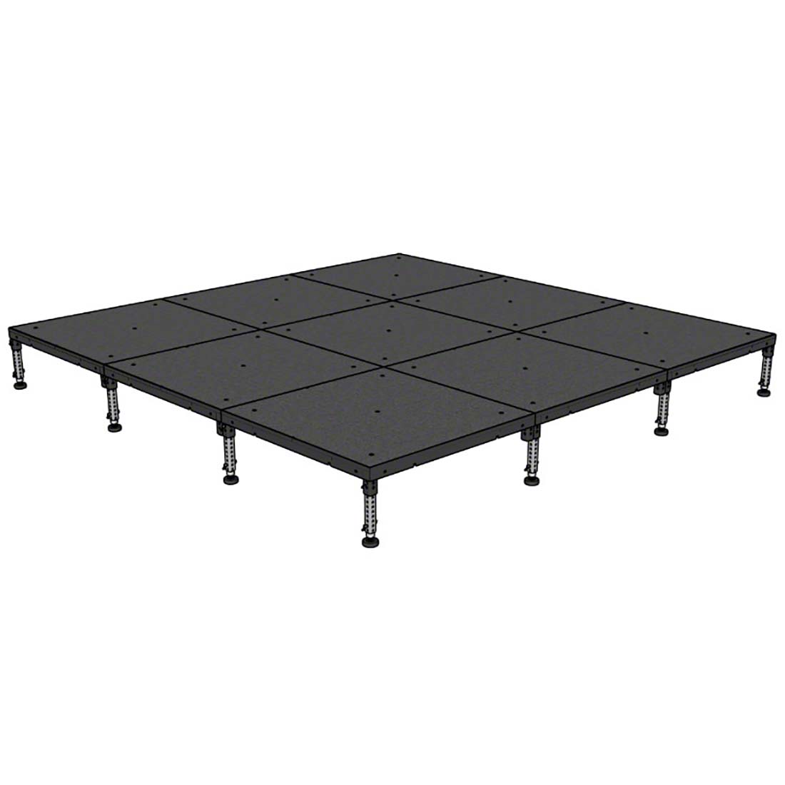 Biljax ST8100 Multi-Stage 12x12 Portable Stage Kit | StageDrop