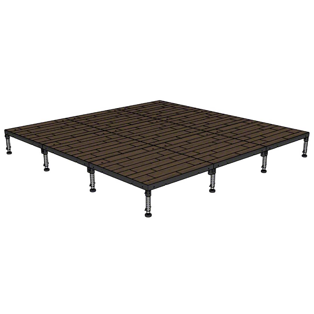 Biljax ST8100 Multi-Stage 12x12 Portable Stage Kit | StageDrop