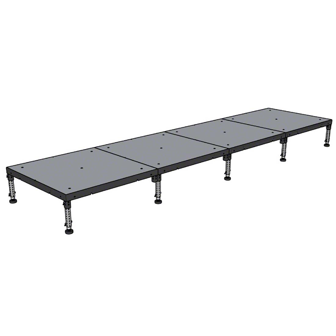 Biljax ST8100 Multi-Stage 4'x16' Portable Stage Kit BJX-ST-4X16