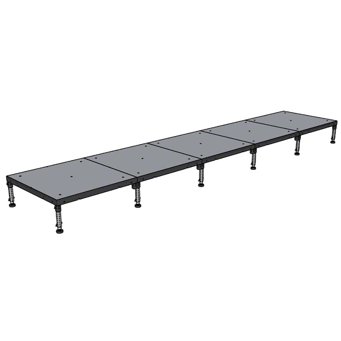 Biljax ST8100 Multi-Stage 4'x20' Portable Stage Kit BJX-ST-4X20