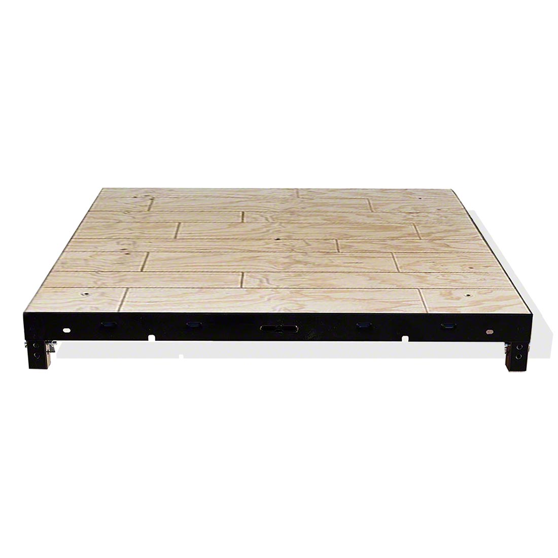 Biljax ST8100 4x4 Mobile Stage, Unfinished Faux Hardwood | StageDrop