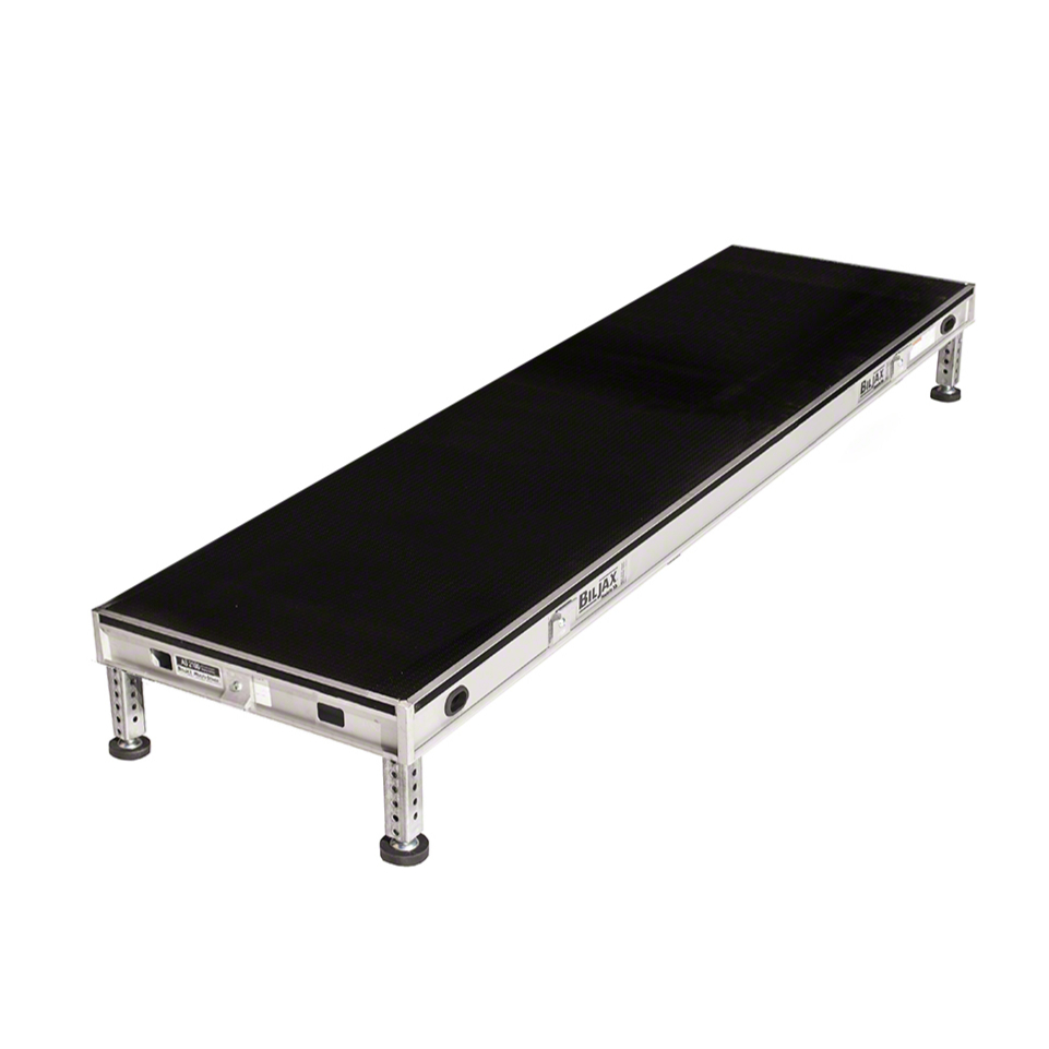Biljax AS2100 2'x8' Portable Stage Unit, Black Poly BJX-AS28