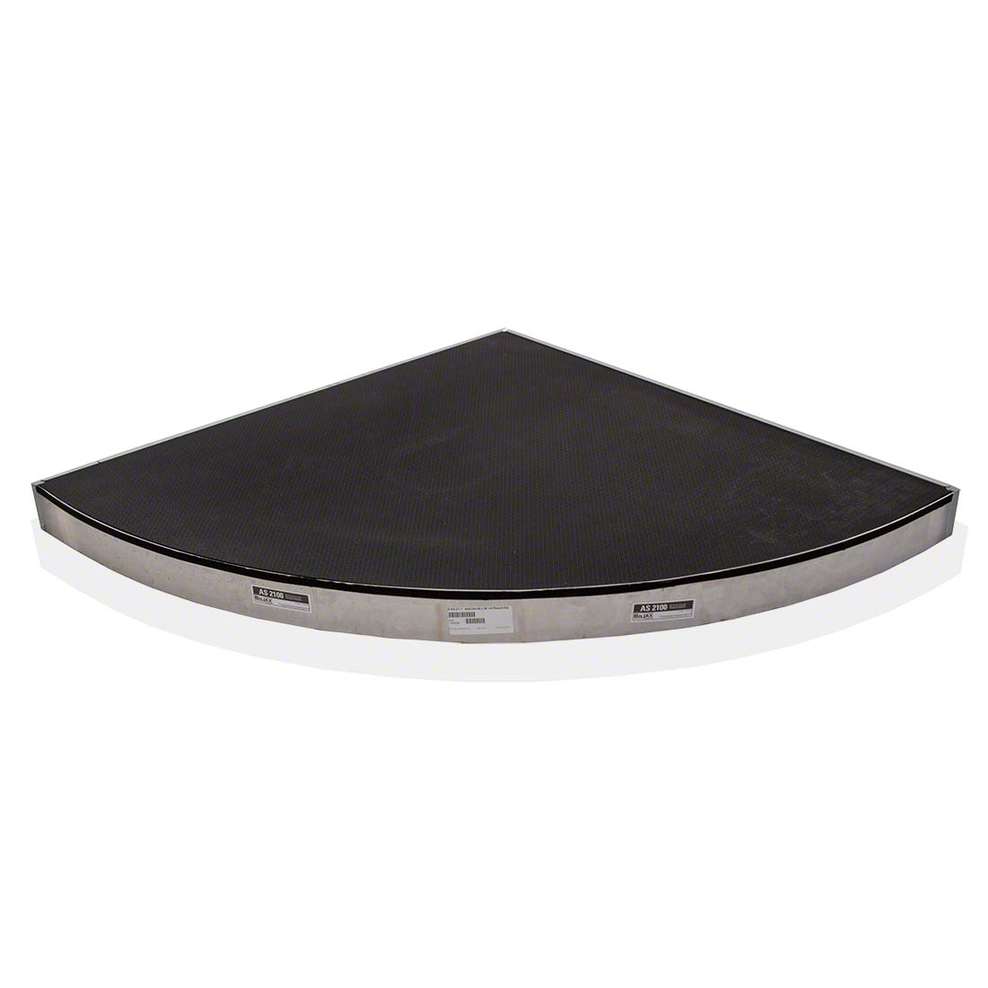 Biljax AS2100 4' Quarter Round Poly Stage Deck Platform BJX-0105-27-7