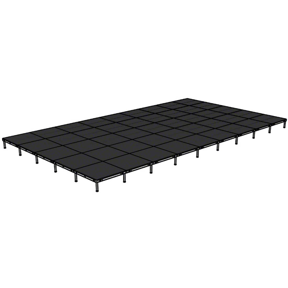 Biljax AS2100 20'x36' Portable Stage Kit (45 - 4'x4' Decks) BJX-AS44-20X36