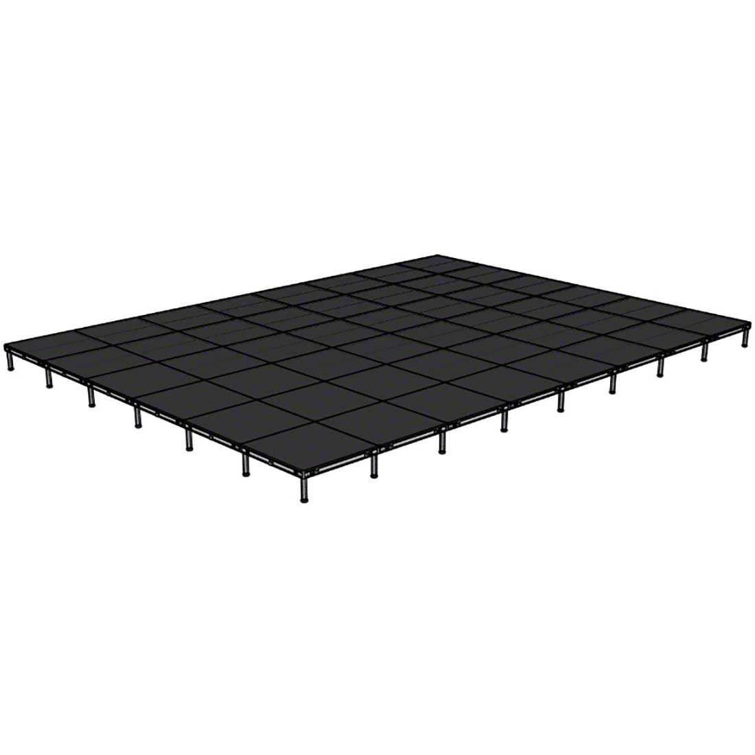 Biljax AS2100 24'x32' Portable Stage Kit (48 - 4'x4' Decks) BJX-AS44-24X32
