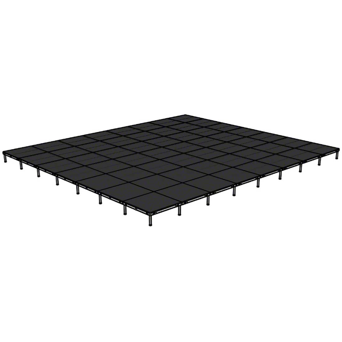 Biljax AS2100 28'x32' Portable Stage Kit (56 - 4'x4' Decks) BJX-AS44-28X32