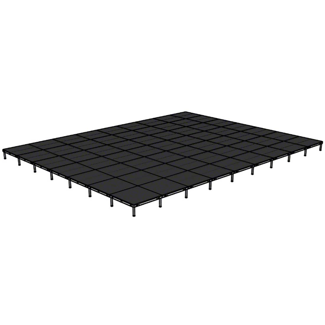 Biljax AS2100 28'x36' Portable Stage Kit (63 - 4'x4' Decks) BJX-AS44-28X36
