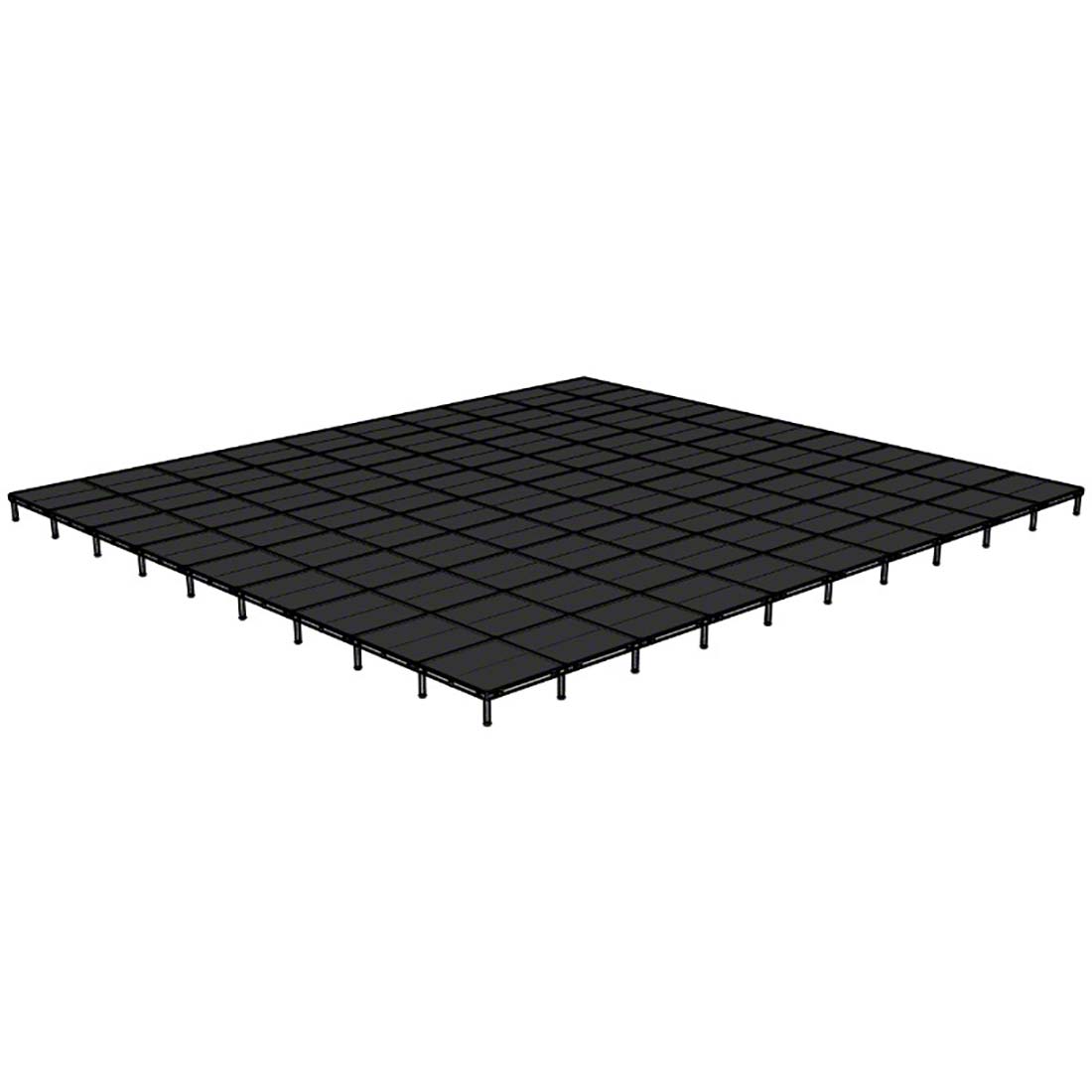 Biljax AS2100 36'x40' Portable Stage Kit (90 - 4'x4' Decks) BJX-AS44-36X40