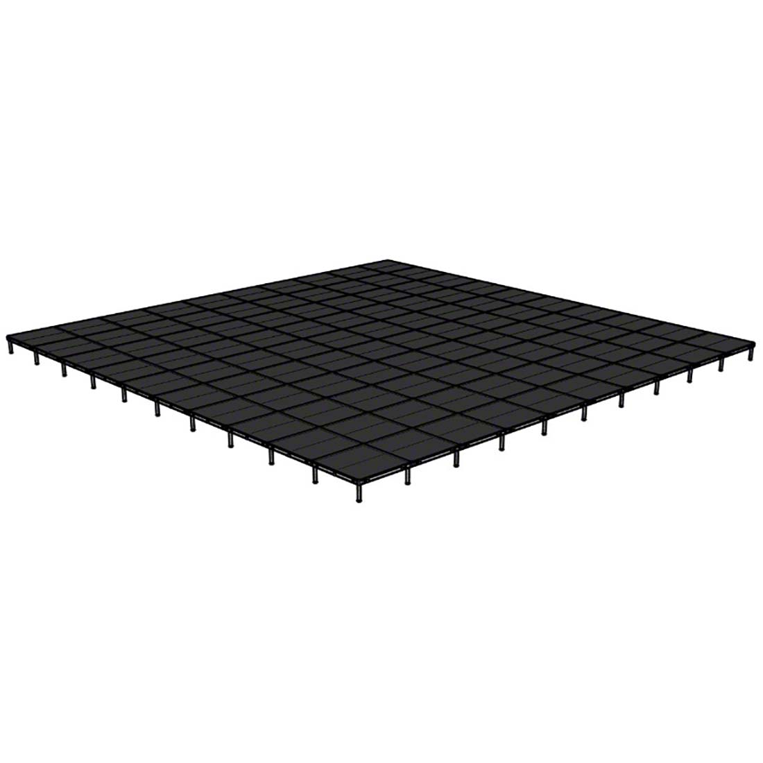 Biljax AS2100 40'x40' Portable Stage Kit (100 - 4'x4' Decks) BJX-AS44-40X40