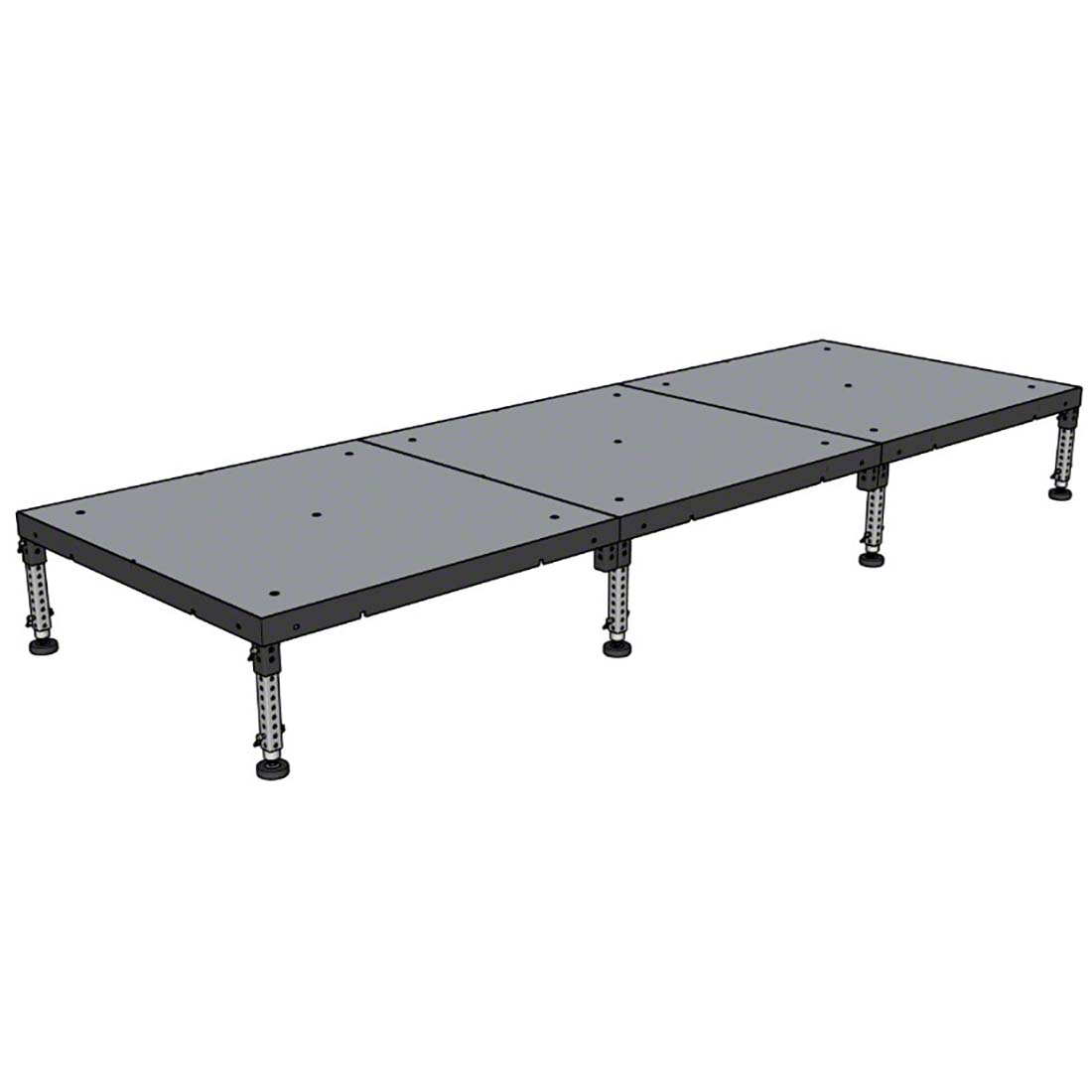 Biljax ST8100 Multi-Stage 4'x12' Portable Stage Kit BJX-ST-4X12