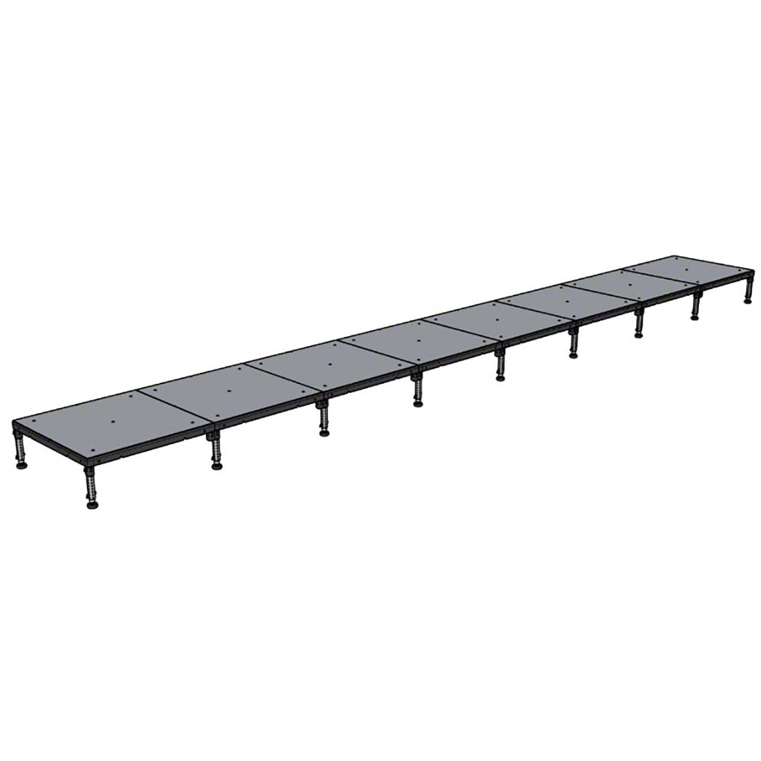 Biljax ST8100 Multi-Stage 4'x32' Portable Stage Kit BJX-ST-4X32