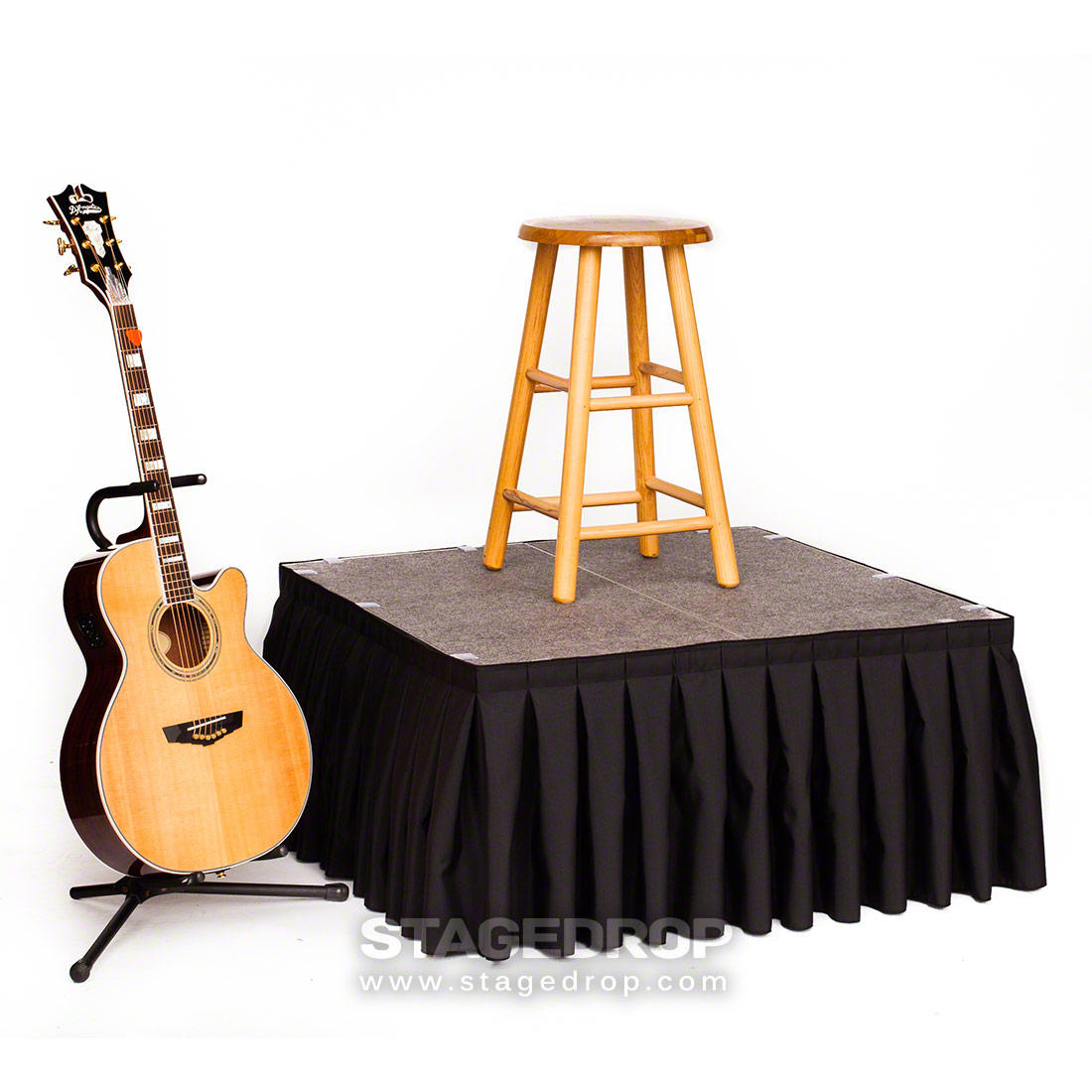 Ameristage Plastic Skirt Clips - 2.5" - AMSKCLIP2